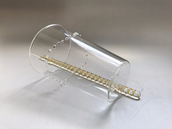 手作りガラスのタンブラーグラス 2（2点セット） 3枚目の画像