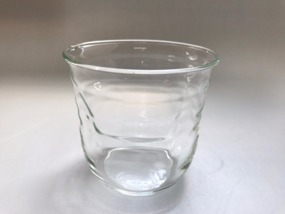 手作りガラスのタンブラーグラス 4 ペアセット 2枚目の画像