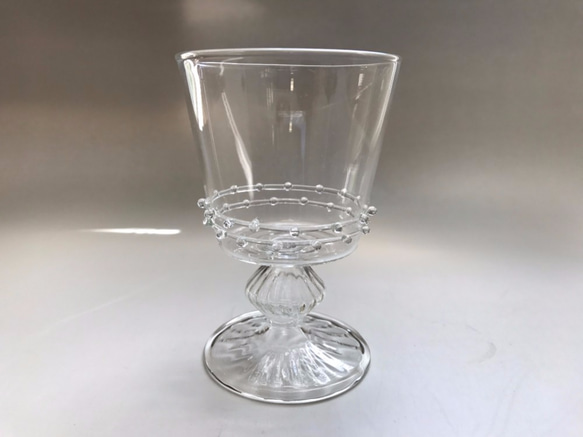 手作りガラスのワイングラス 1（2点セット） 7枚目の画像