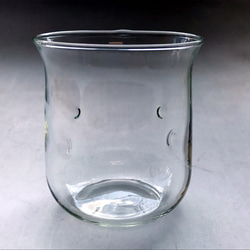 耐熱ガラスのロックグラス 4 ペアセット 3枚目の画像