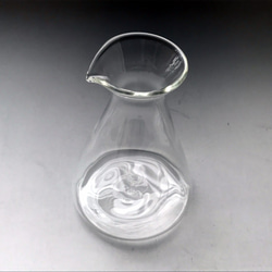 耐熱ガラスの酒器セット 12 （徳利・お猪口2点） 2枚目の画像