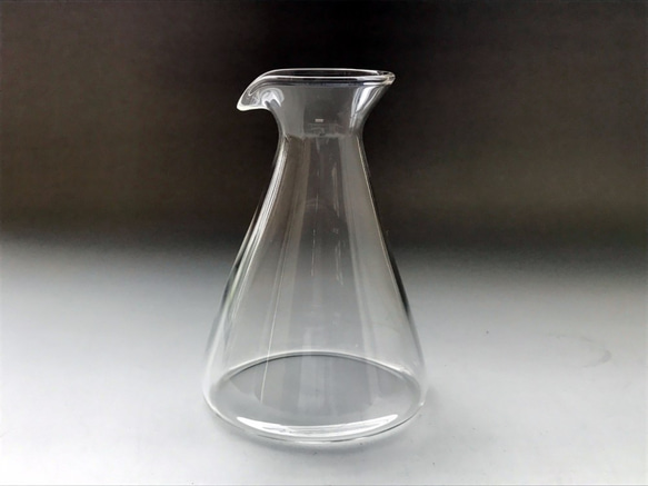 耐熱ガラスの酒器セット 12 （徳利・お猪口2点） 3枚目の画像