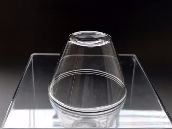 耐熱ガラスの酒器セット 11 （徳利・お猪口2点） 6枚目の画像