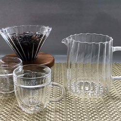 耐熱ガラスのコーヒーサーバー 2 （サーバー&ドリッパーセット） 3枚目の画像