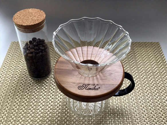 耐熱ガラスのコーヒーサーバー 4（サーバー&ドリッパーセット） 5枚目の画像