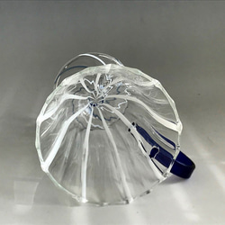 耐熱ガラスの高台マグカップ カラースパイラルシリーズ 13 3枚目の画像
