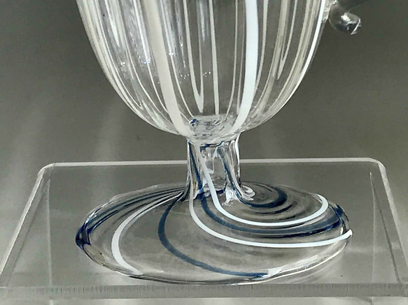 耐熱ガラスの高台マグカップ カラースパイラルシリーズ 14 4枚目の画像