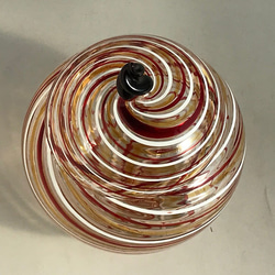耐熱ガラスのシュガーポット カラースパイラルシリーズ 30 3枚目の画像
