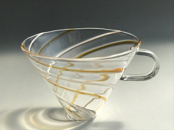 耐熱ガラスのドリッパーセット カラースパイラルシリーズ 40 3枚目の画像