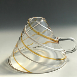 耐熱ガラスのドリッパーセット カラースパイラルシリーズ 40 5枚目の画像