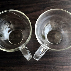 耐熱ガラスのティーカップ 10（ペアセット） 3枚目の画像