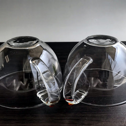 耐熱ガラスのティーカップ 12（ペアセット） 2枚目の画像