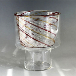 【Creema限定 福袋】耐熱ガラスのスタック・ダブルウォールグラス2点セット 3枚目の画像