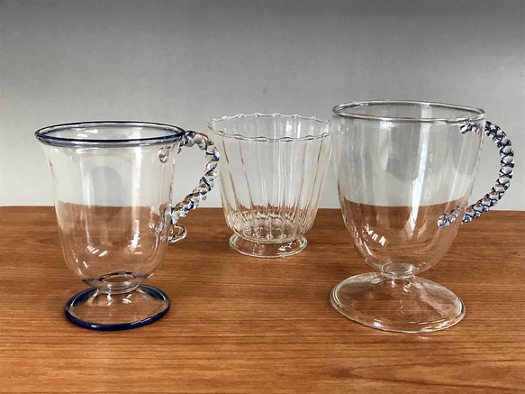 【秋の福袋】耐熱ガラスのマグカップ&グラス 3点セット 2枚目の画像