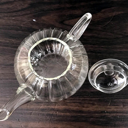 耐熱ガラスのティーポット(550ml) 34 5枚目の画像