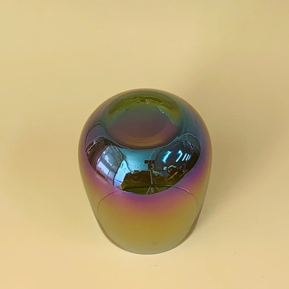 手作りガラスのラスターグラス 8（2点セット） 3枚目の画像