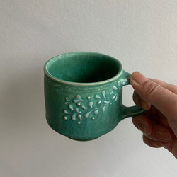 《送料無料 》青銅釉 ペアマグカップ（２個セット） 4枚目の画像