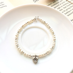Ops Pearl silver bracelet- 小珍珠/純銀/限定/手鍊 第2張的照片