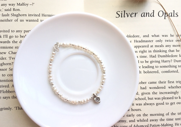 Ops Pearl silver bracelet- 小珍珠/純銀/限定/手鍊 第4張的照片