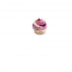 バラのカップケーキピンブローチ 080 4枚目の画像