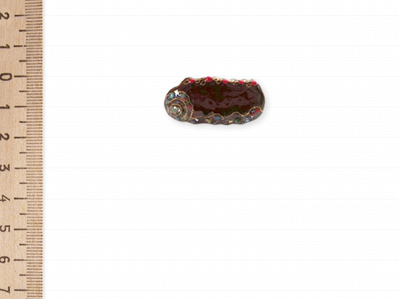チョコケーキのピンブローチ 081 4枚目の画像