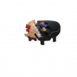 猫足ピアノのブローチ 282 3枚目の画像
