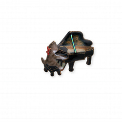 猫足ピアノのブローチ 284 3枚目の画像