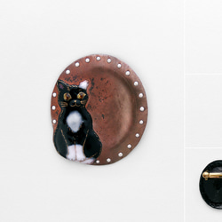 フヴェールの黒猫ブローチ 316 2枚目の画像