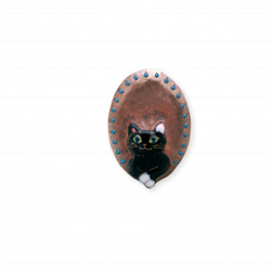 フヴェールの黒猫ブローチ 317 3枚目の画像