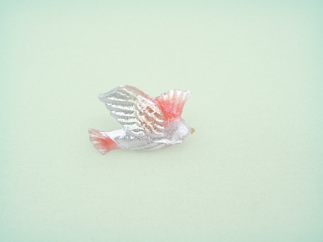 渡風花鳥のブローチ 577