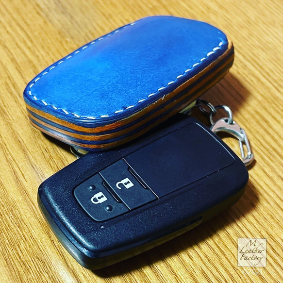 【積革】スマートキーレイヤーケース（トヨタ用：指定車種専用） 1枚目の画像