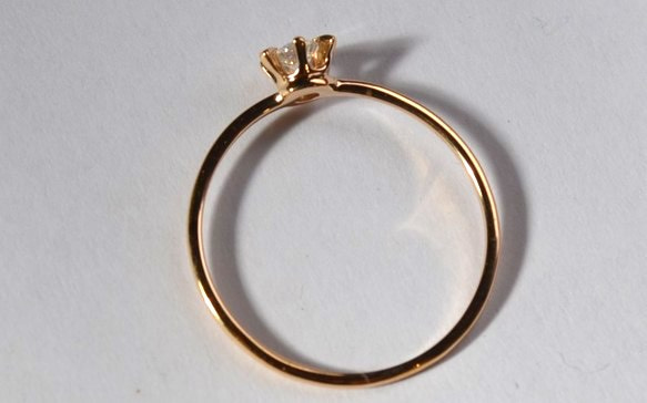 Simple　Diamond ring (CL) 4枚目の画像