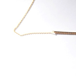 Sparkling 　Diamond　bar Necklace (BR) 5枚目の画像