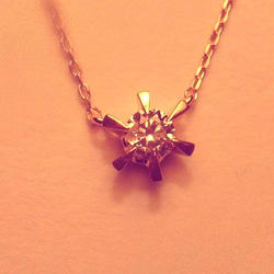 Simple Diamond Necklace (CL) 4枚目の画像