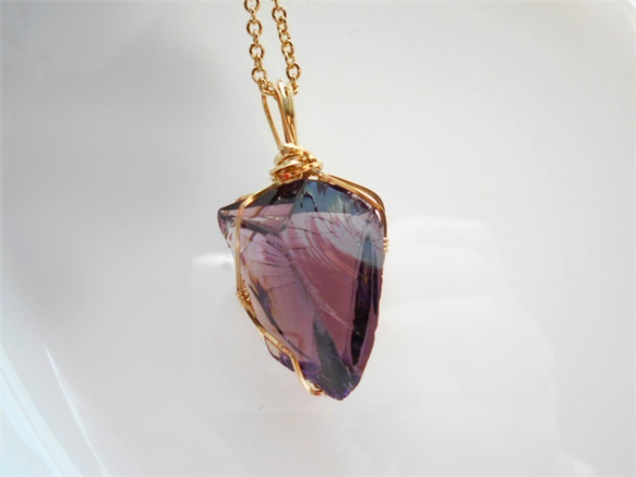 ＳＯＬＤ春分Creema限定価格　アンダラクリスタル　Sovereign Amethyst　「神秘性と高いマインド」 3枚目の画像