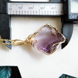 SOLD アンダラクリスタルペンダント　「魂の記憶」Sovereign Amethyst 　 5枚目の画像