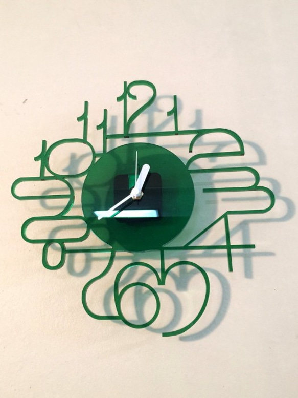 ｱｸﾘﾙ･ｸﾗﾌﾄ 掛け時計 [ﾄﾘﾆﾃｨ] Trinity GREEN 5枚目の画像
