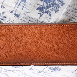 『30%値下げしました』  総手縫い イタリア製ヌメ革 スタイリッシュ長財布(170151)　選べる4色 3枚目の画像