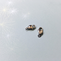 可旋轉龍蝦扣頭13*5mm(另有金色)，編號：W1022 第4張的照片