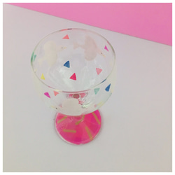 トリワイングラス（ピンク） 4枚目の画像