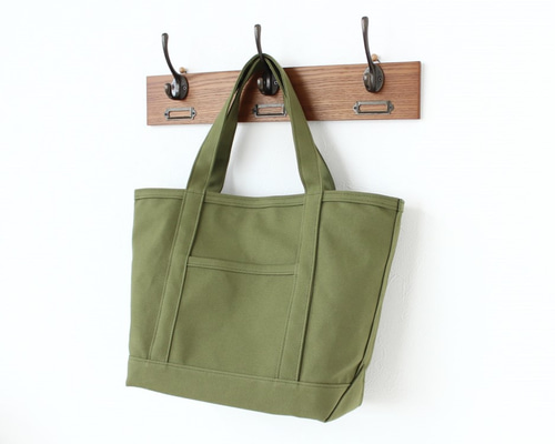 8号帆布トートバッグ(チャコールグレー、オリーブグリーン) オンライン ショッピングハンドメイド・手芸 - 国産8号帆布トート