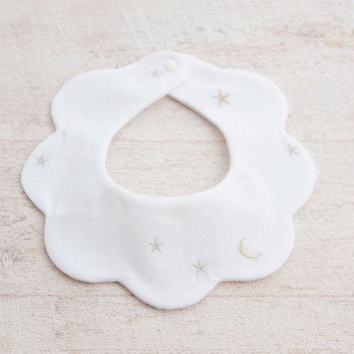 名入れ ✦ 月と星のもくもくスタイ スタイ・よだれかけ chaby 通販