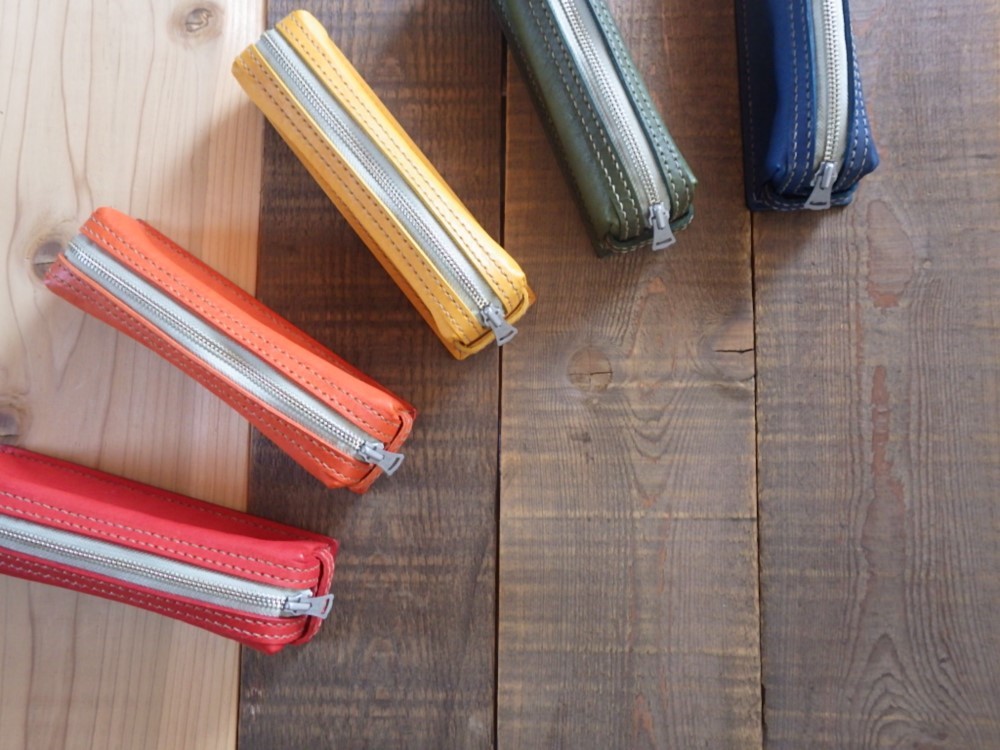 WALDES Vintage zipper pen case
