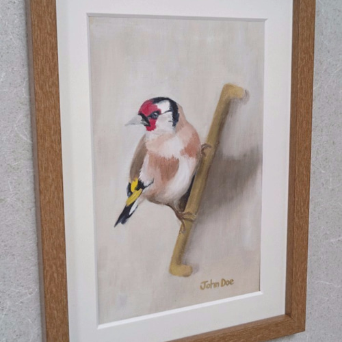 原画】S-001 絵画 あおいとり 通販 4927739｜Creema(クリーマ)