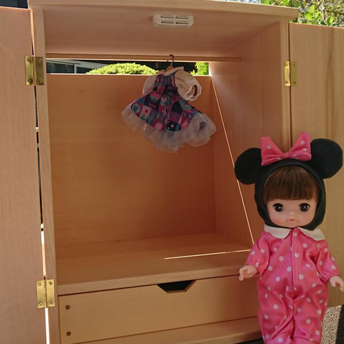クローゼット【本格的！】あなたの大切なドールやぬいぐるみ用に