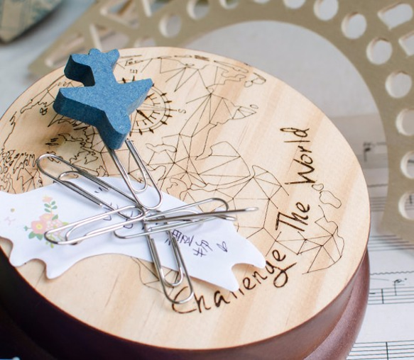 【聖誕交換禮物】挑戰世界 歐洲款┇音樂盒 Memo夾 第4張的照片