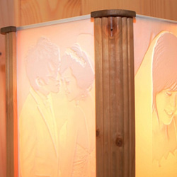 【新婚賀禮】藝術旋轉燈箱┇單層直式燈箱 第4張的照片