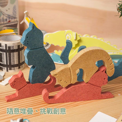 【幼兒益智玩具】彩色環保木板┇河馬嬉水 第3張的照片