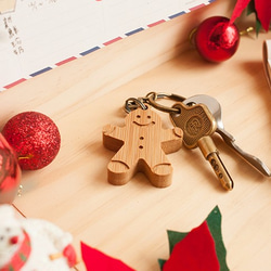 【聖誕節禮物】可愛鑰匙圈┇甜心薑餅人 第1張的照片