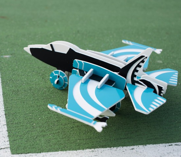 三次元ジグソーパズル] Jiaotonggongjuシリーズ┇F-35戦闘機 DIY